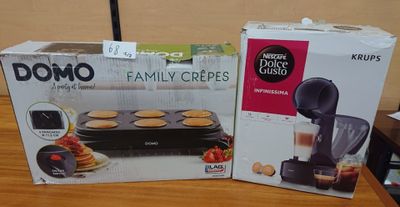 Lot de 2 articles composé de: 1 Machine à café KRUPS Nescafé…