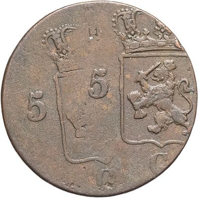 a close up of a coin with a crown on it
