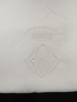 Grand DRAP chiffré CM sous couronne de comte. (photo 2)