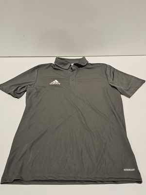 ADIDAS - Polo AEROREADY - Gris Anthracite - Taille S - Respi…