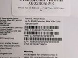a close up of the back of a box with a barcode on it