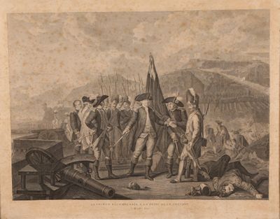 un vieux dessin représentant un groupe d'hommes debout les uns à côté des autres