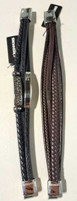 21 / Lot de 2 bracelets en cuir - REDSKINS - 285732M / …