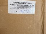 a cardboard box with a label on it that says versailles encher ' s priin royale laqueuse