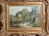 a picture of a painting hanging on a wall