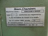 a label on a machine that is on the side of a wall