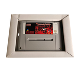 a nintendo game in a white box on a white surface