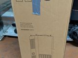 a cardboard box that is sitting on the floor
