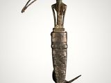 an image of a bronze statue of a mermaid with a fish tail