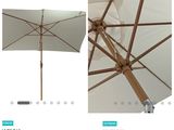 deux images représentant un parapluie blanc sur la même page
