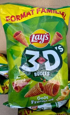 Lot de 110 paquets de chips lay's format familial, 150 g DDM…