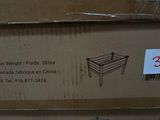 packaging of a box with a picture of a bed in it