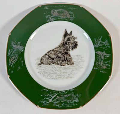 Lot - An Hermes Chiens Courants et Chiens D'Arret part dinner service