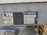 a close up of a trailer with a sign on it