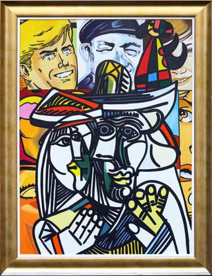 une image d'un tableau représentant un homme et une femme