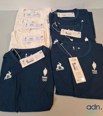 Lot de 8 t-shirts mixte - LE COQ SPORTIF - XS - L - Neuf - T…