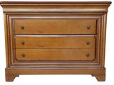 image d'une commode en bois sur fond blanc