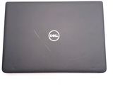 dell laptop with the dell logo on the back of it