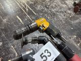 a picture of a close up of a drill on a table
