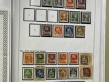 a book with a bunch of stamps on it