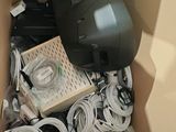 a box full of electronics and wires in it