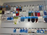 many different items on the wall in the store