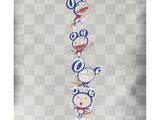 une peinture représentant un groupe de personnages de dessins animés sur un fond à carreaux