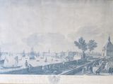 a picture of a picture of a harbor with boats