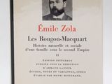 an old book with a picture of emile zola on it