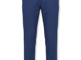 a picture of a pair of blue pants on a white background