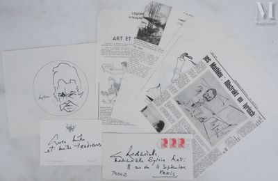 MATHIEU Georges (1921-2012) Lettre manuscrite, 1990