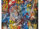 une image représentant un tableau d'un tigre sur fond blanc
