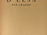 the cover of the book les yeux d ' etasa par aragon