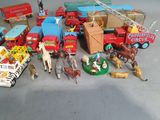 a lot of toys that are sitting on a table