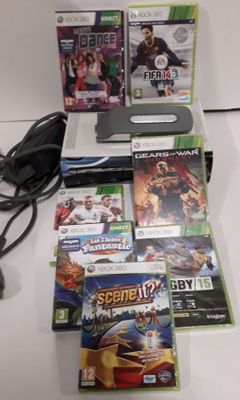 Console xbox 360 façade olympique de Marseille testée foncti…