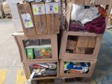 many boxes stacked on top of each other in a warehouse