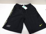 a close up of a pair of nike shorts on a table