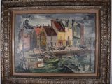 une image d'un tableau sur le mur d'un bâtiment