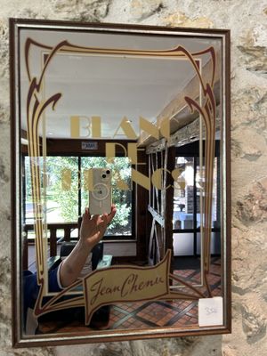 Plaque miroir Jean Chenu Blanc de blancs 35x50