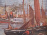 many boats that are docked in the water