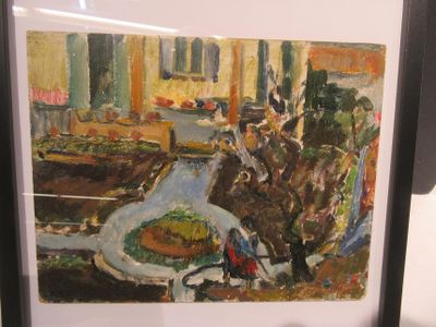 a picture of a picture of a painting on the wall