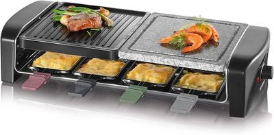 SEVERIN Appareil Ã€ Raclette Pour 8 Personnes, Plaque De Cui…
