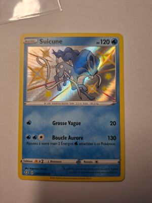 "Collection-PokÉMon-Carte : Suicune Shiny