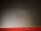 a close up of a laptop with a lion on the screen