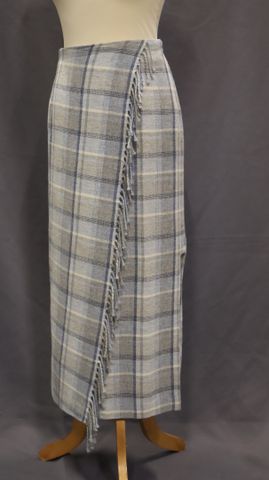 WEILL – Jupe longue en laine et polyamide. Taille 38