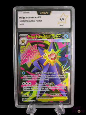 une image d'une carte Pokémon dans un étui en plastique