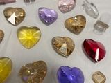 a lot of different colored stones on a table
