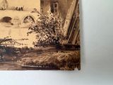 a picture of a painting on the wall of a house