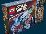 a box with a lego star wars set inside of it