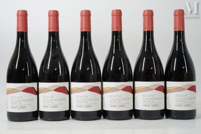 six bouteilles de vin rouge alignées sur une table